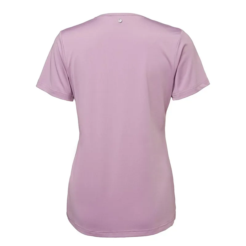 Mountain Horse Active Stripe Tech Tee - Mouve Pink-1